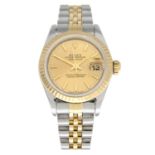 ROLEX - an Oyster Perpetual Datejust bracelet watch.