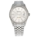 ROLEX - an Oyster Perpetual Datejust bracelet watch.