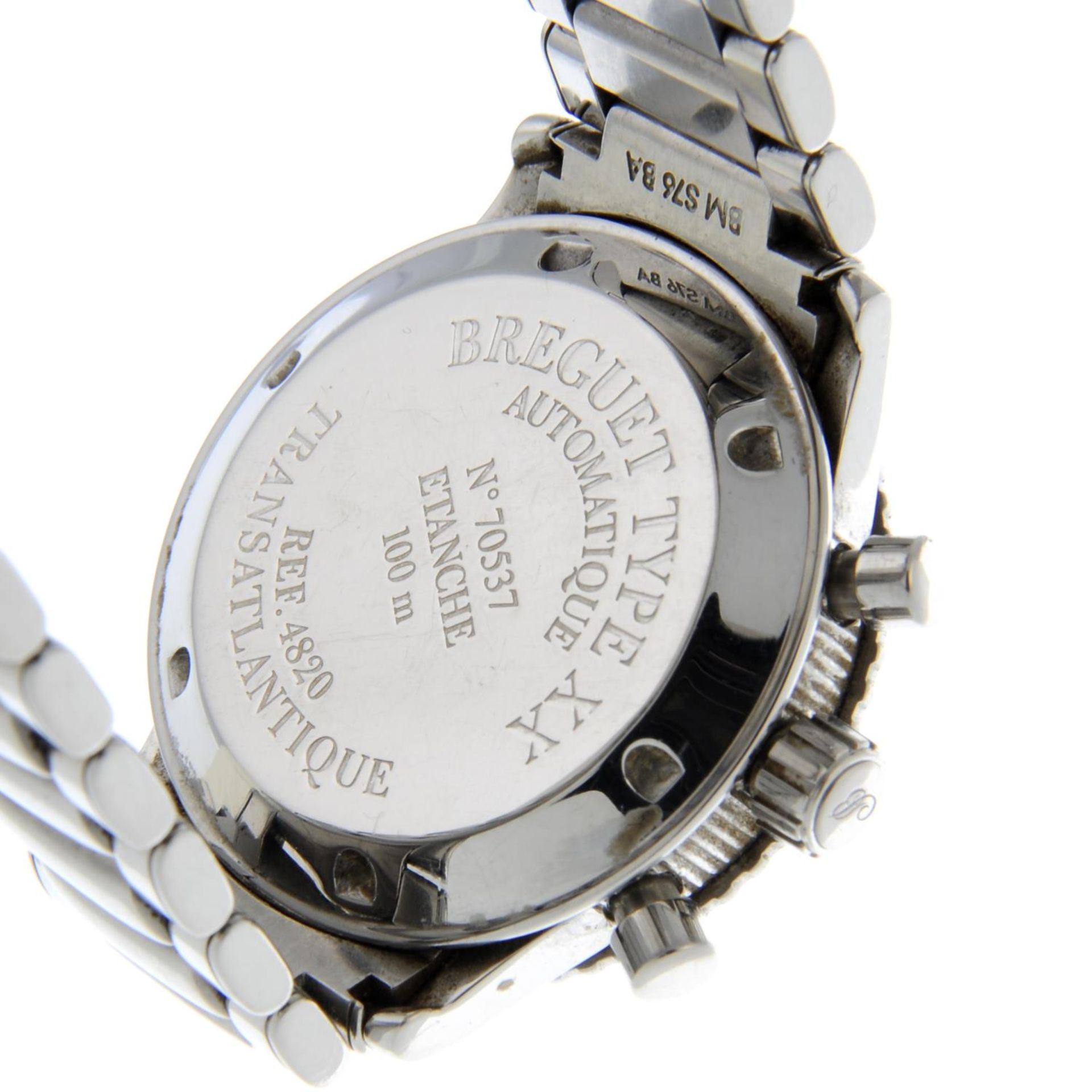 BREGUET - a Type XX chronographbracelet watch. - Image 6 of 6