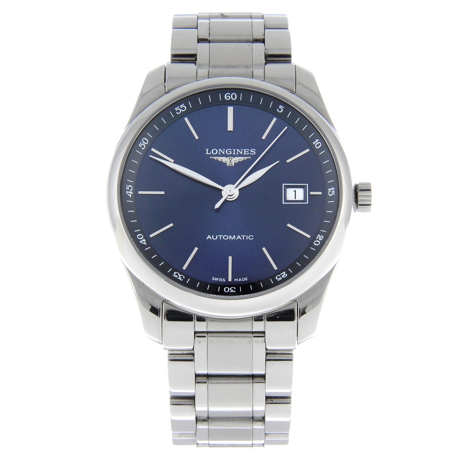 CURRENT MODEL: LONGINES - a Master Collection bracelet watch.