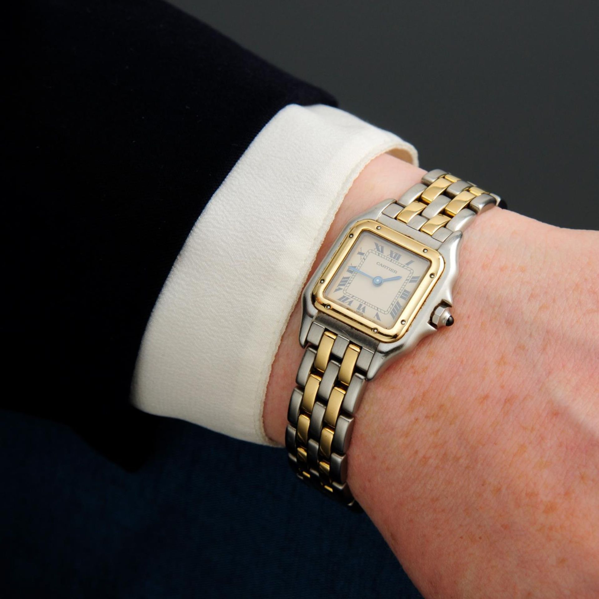 CARTIER - a Panthere bracelet watch. - Image 3 of 6