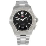 TAG HEUER - a Aquaracer Alarm braceletwatch.