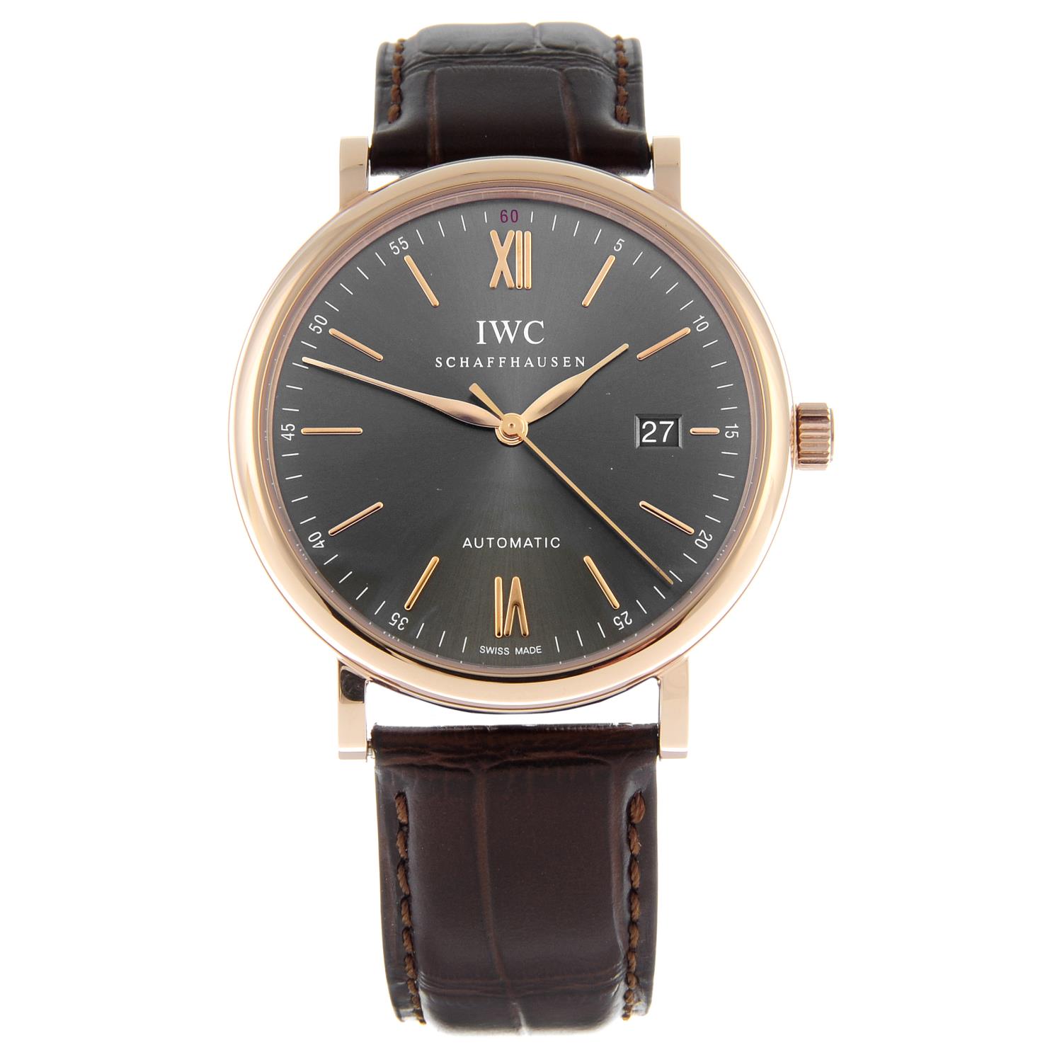 IWC - a Portofino wrist watch.