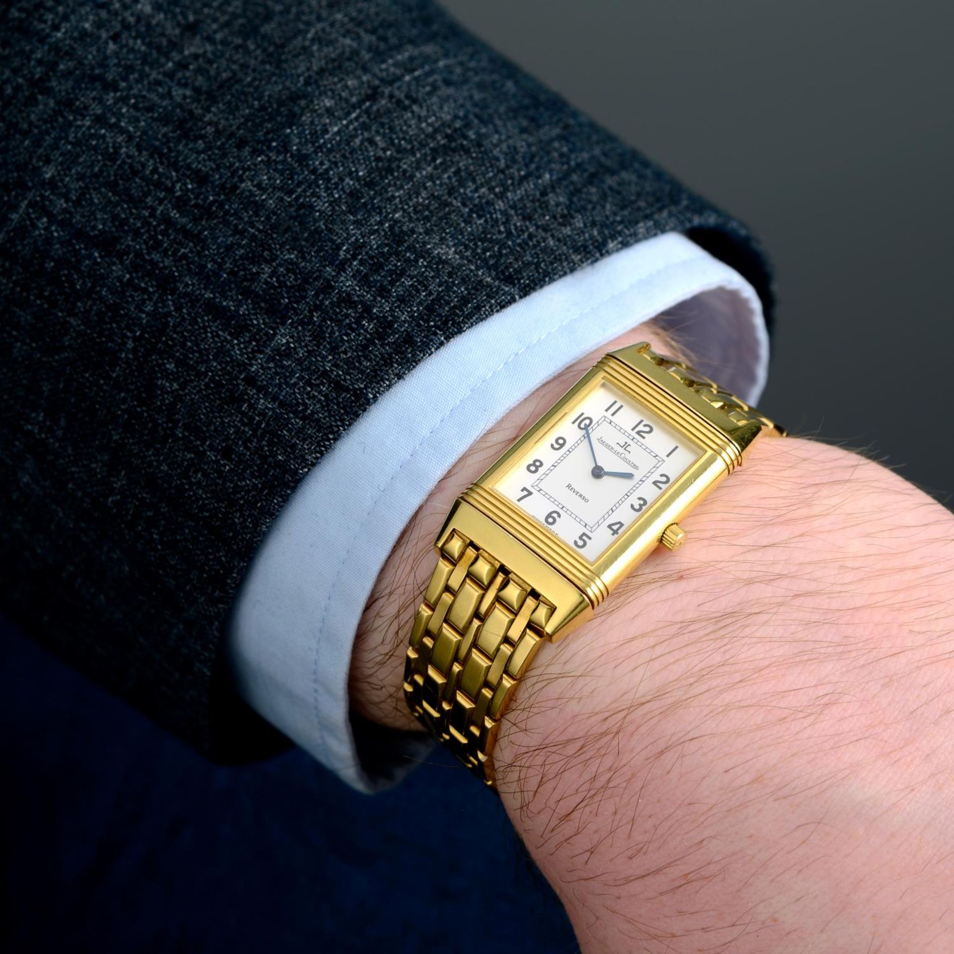 JAEGER-LECOULTRE - a Reverso bracelet watch. - Image 3 of 6