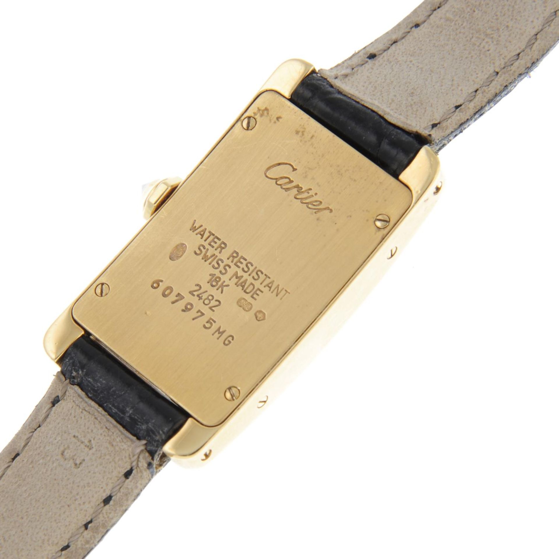 CARTIER - a Tank Americaine wrist watch. - Image 6 of 6