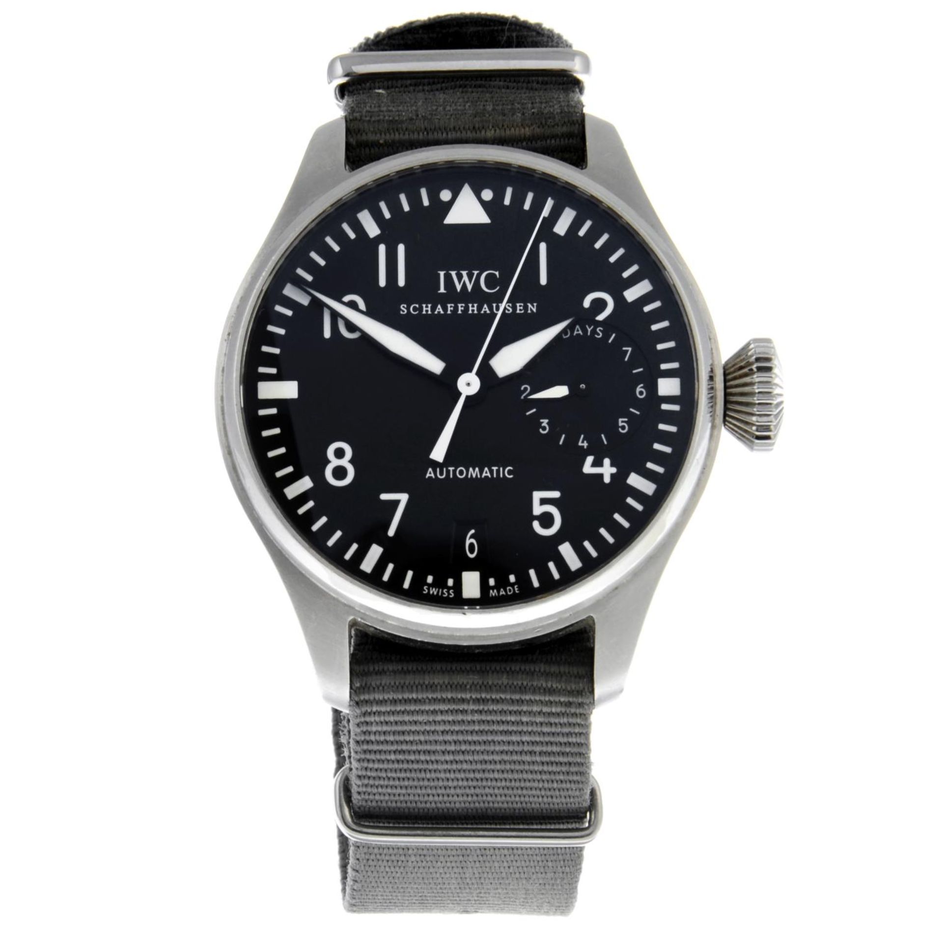 IWC - a Big Pilot 7 Day wrist watch.