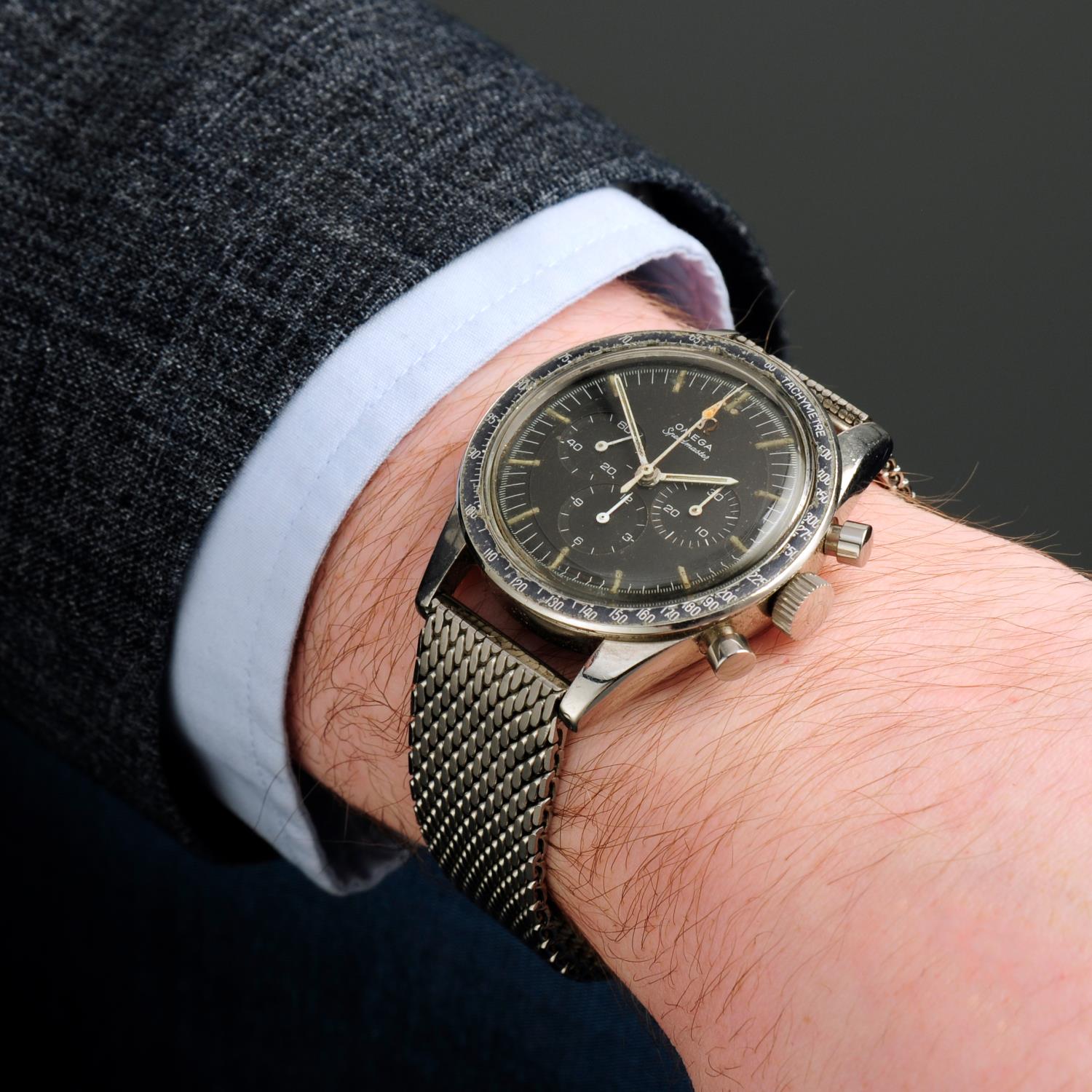 OMEGA - a Speedmaster 'Ed White' chronograph bracelet watch. - Image 3 of 5