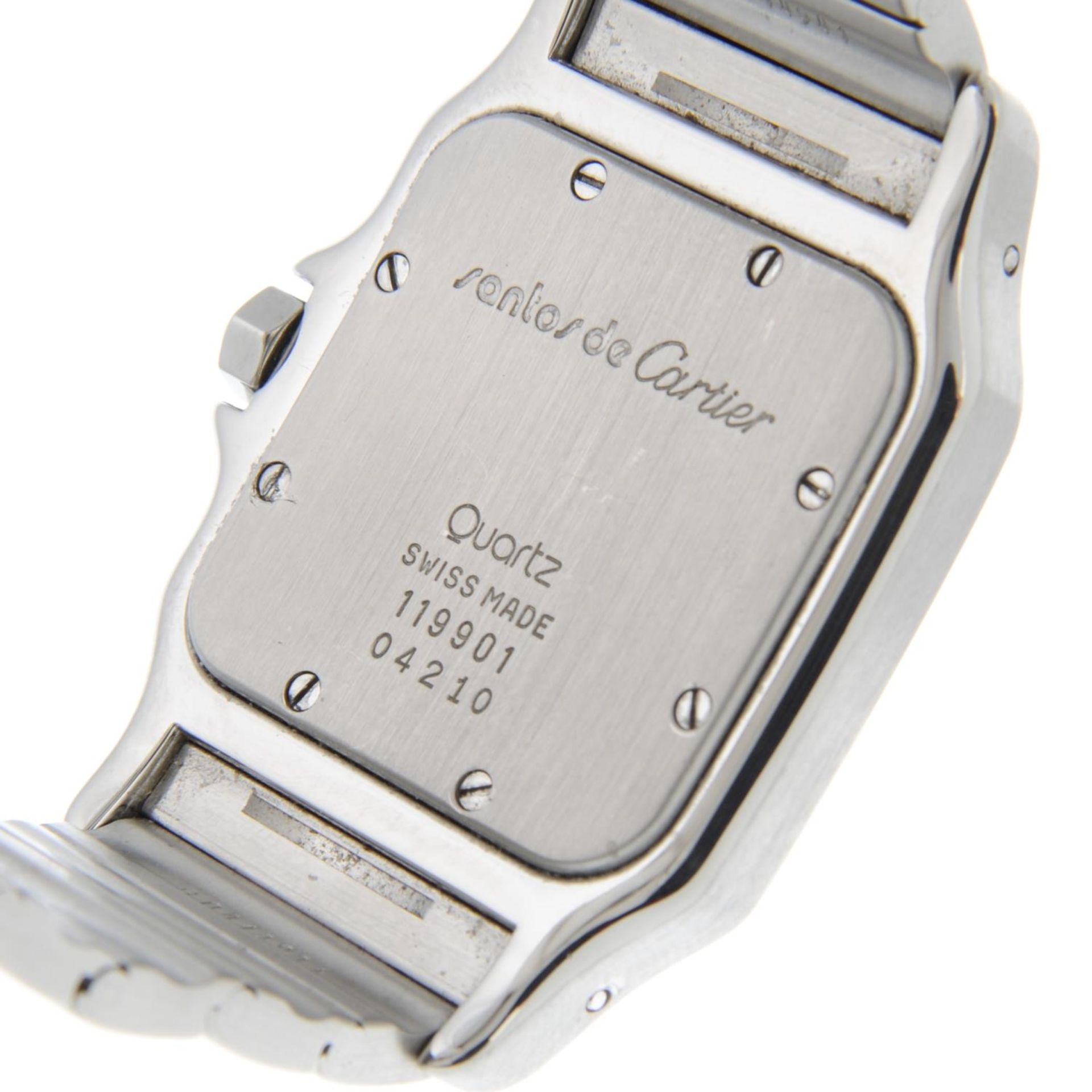 CARTIER - a Santos Galbee bracelet watch. - Image 6 of 6