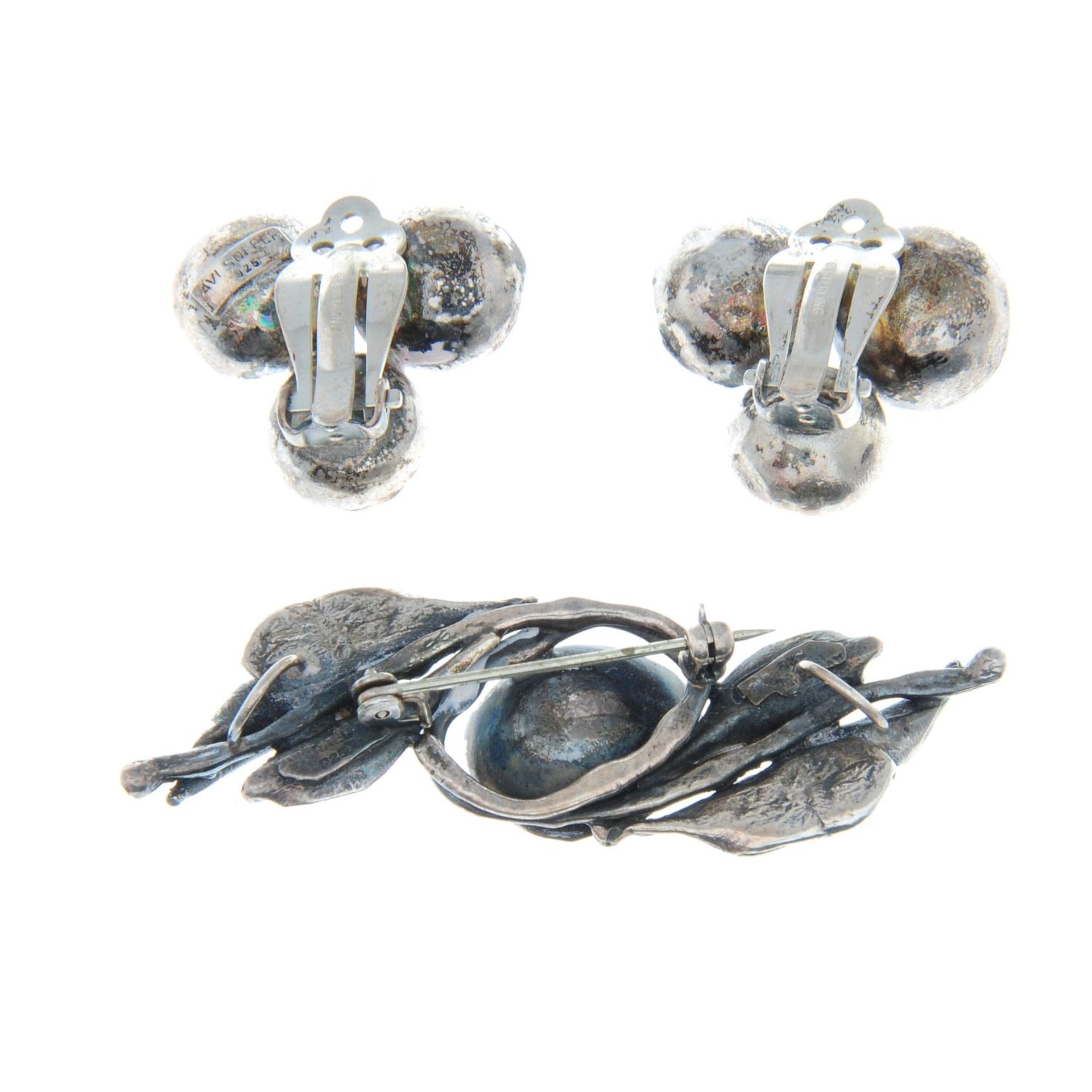 A selection of silver and cultured pearl jewellery, - Image 2 of 3