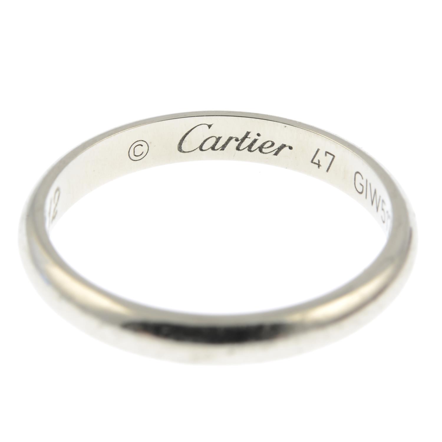 A band ring, by Cartier. - Image 2 of 2