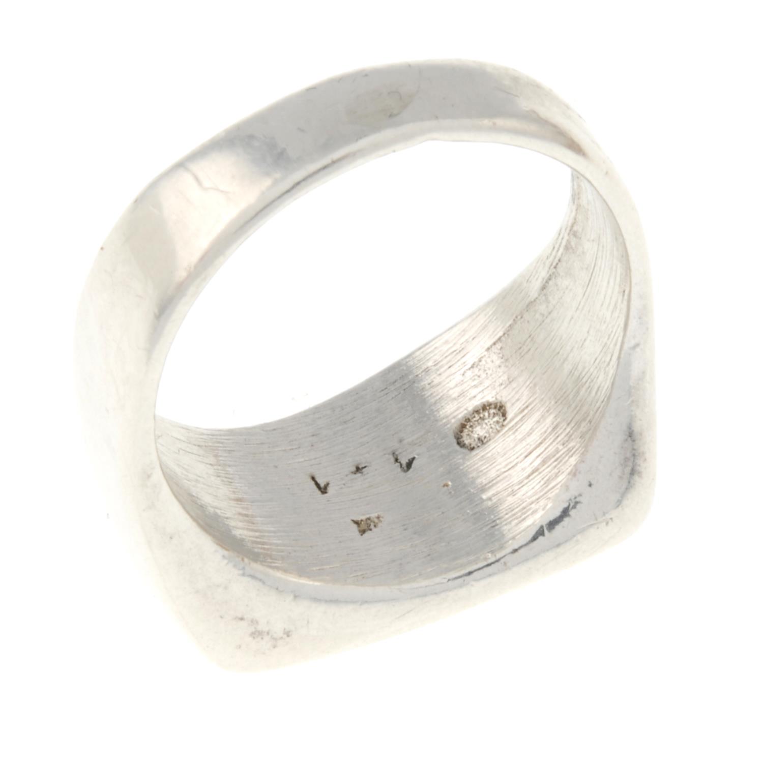 A 'Plaza' ring, by Henning Koppel, for Georg Jensen. - Image 3 of 3