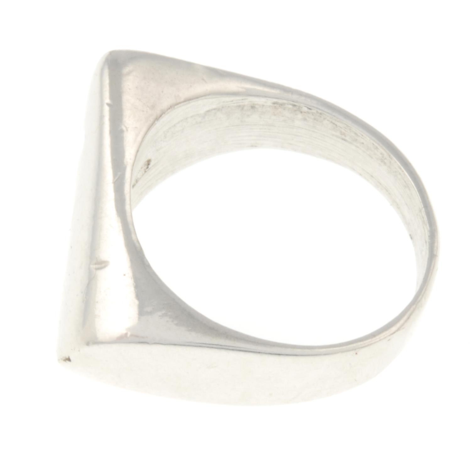 A 'Plaza' ring, by Henning Koppel, for Georg Jensen. - Image 2 of 3