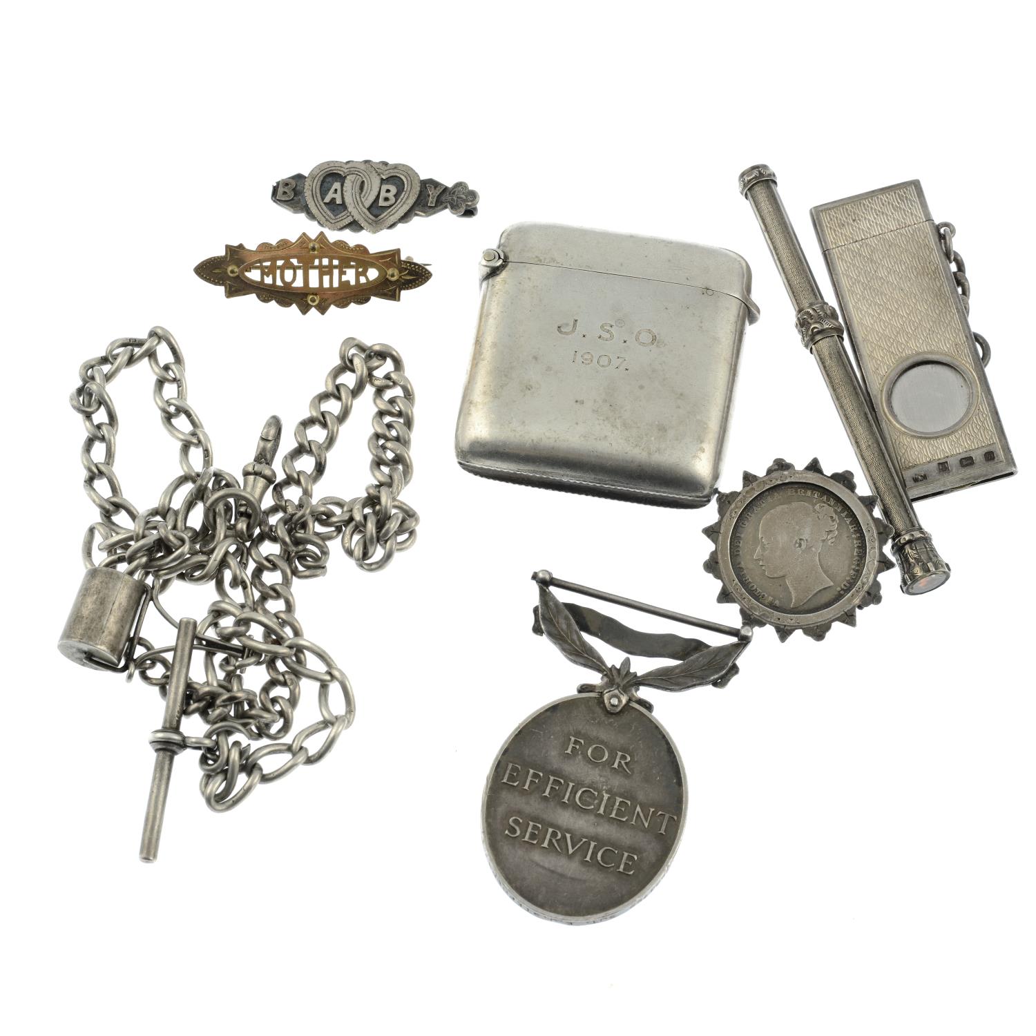 A selection of Edwardian and later jewellery and novelty items, - Image 2 of 2