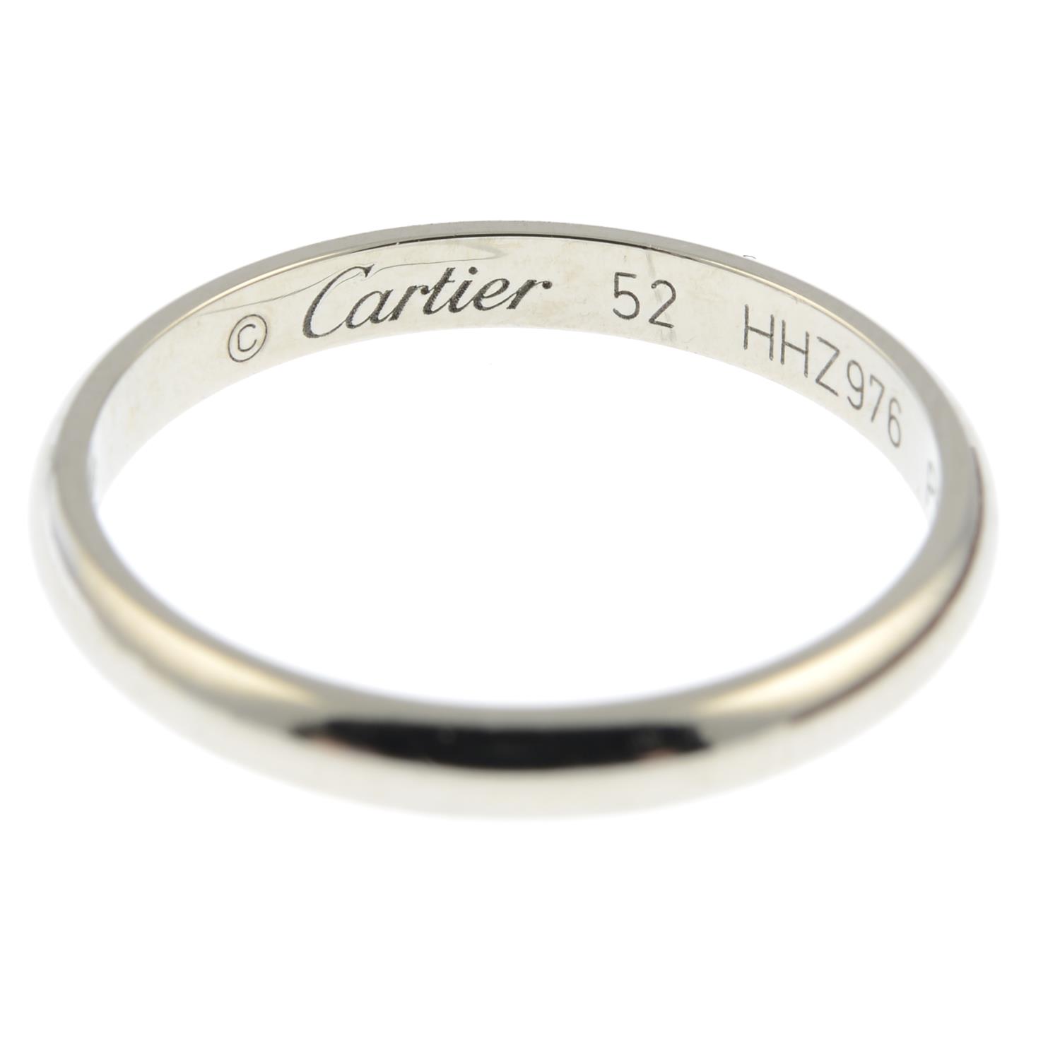 A band ring, by Cartier. - Image 2 of 2