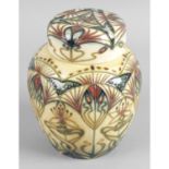A Moorcroft pottery ginger jar and cover,