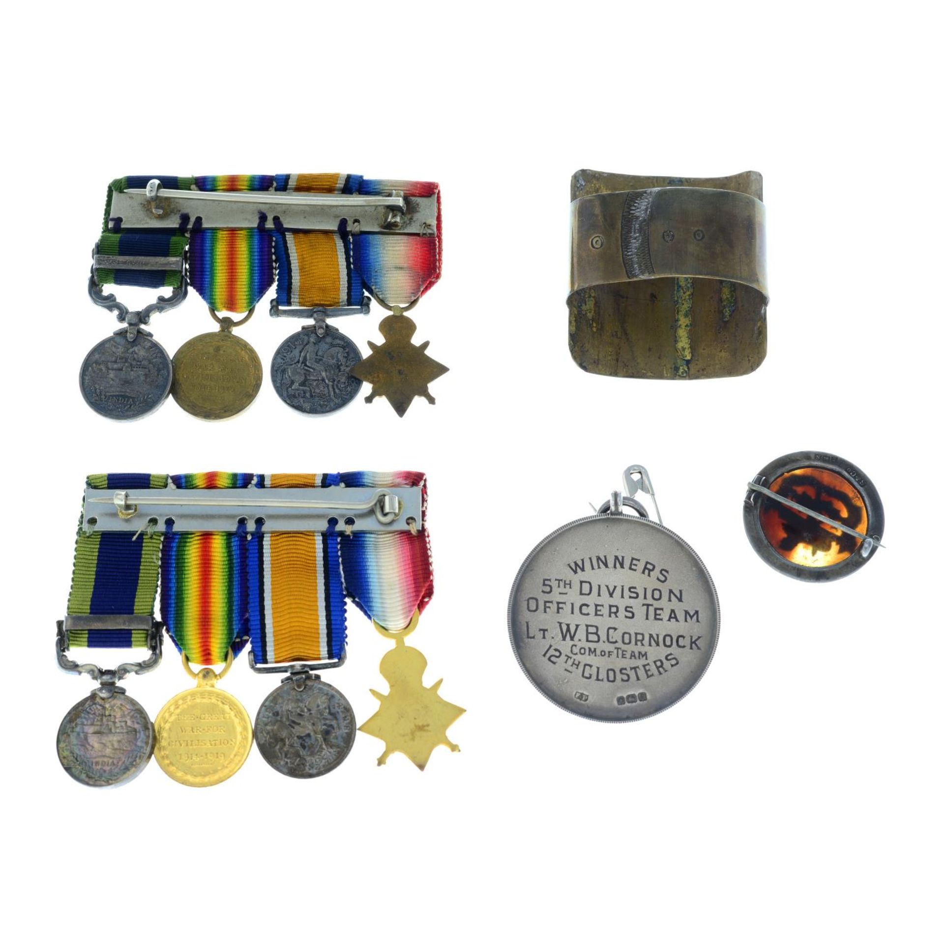 Great War medal group comprising, - Bild 5 aus 11