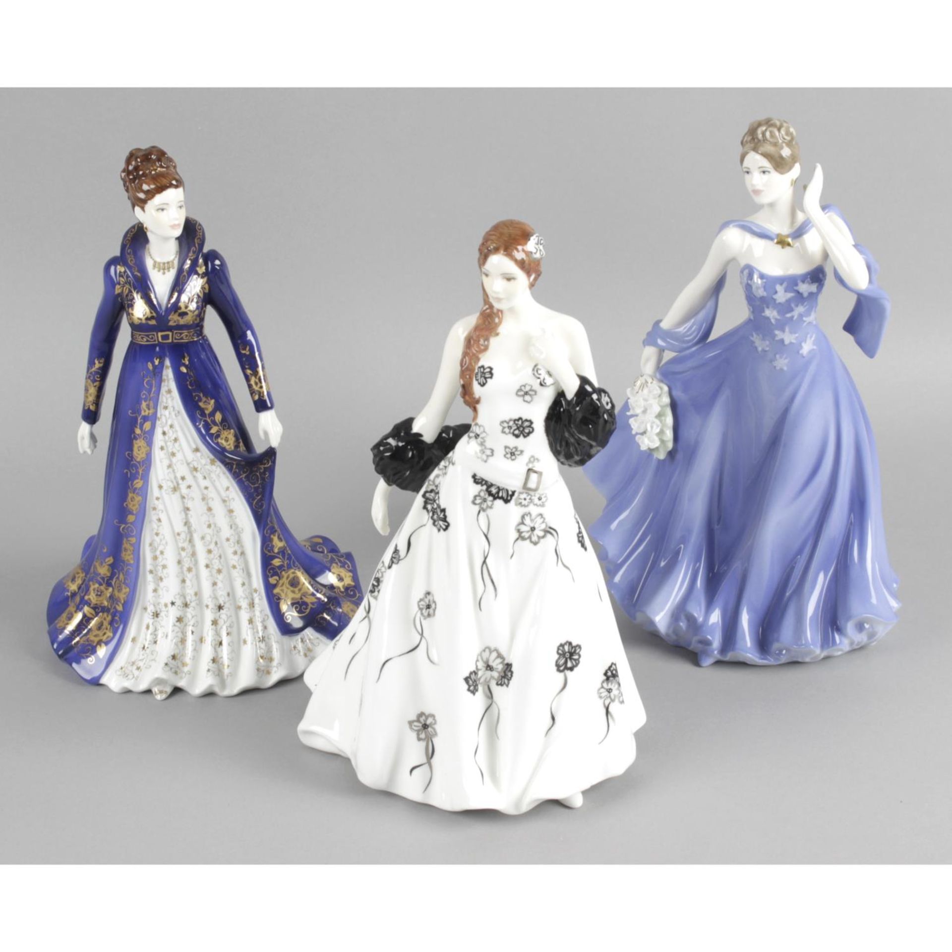 A selection of eight Royal Worcester figurines,