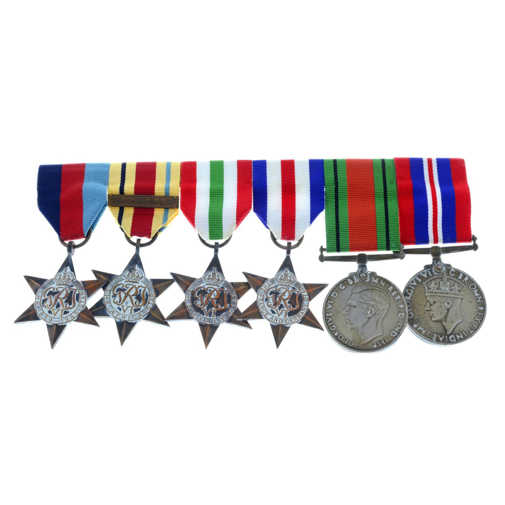 WWII group of six medals,