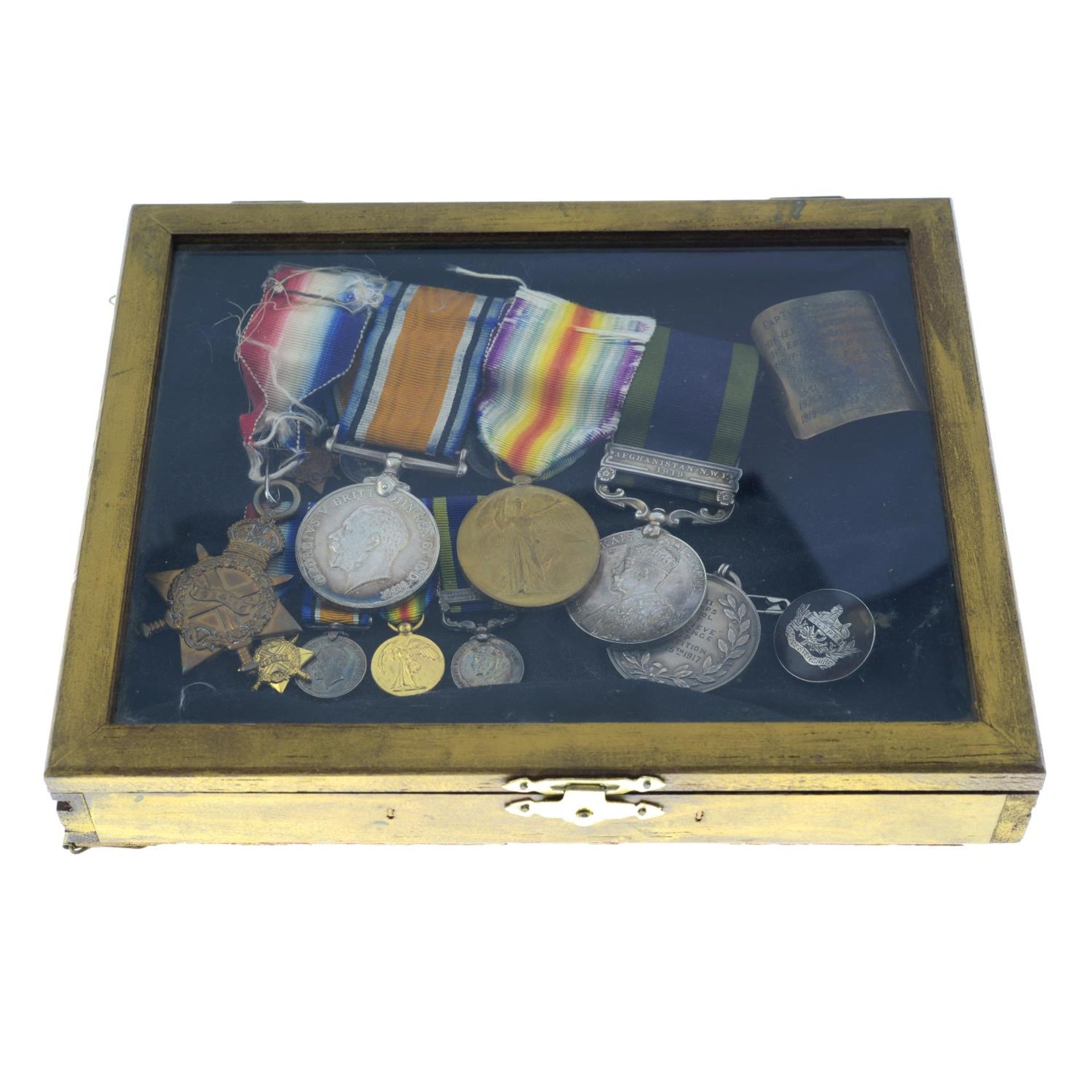 Great War medal group comprising, - Bild 6 aus 11