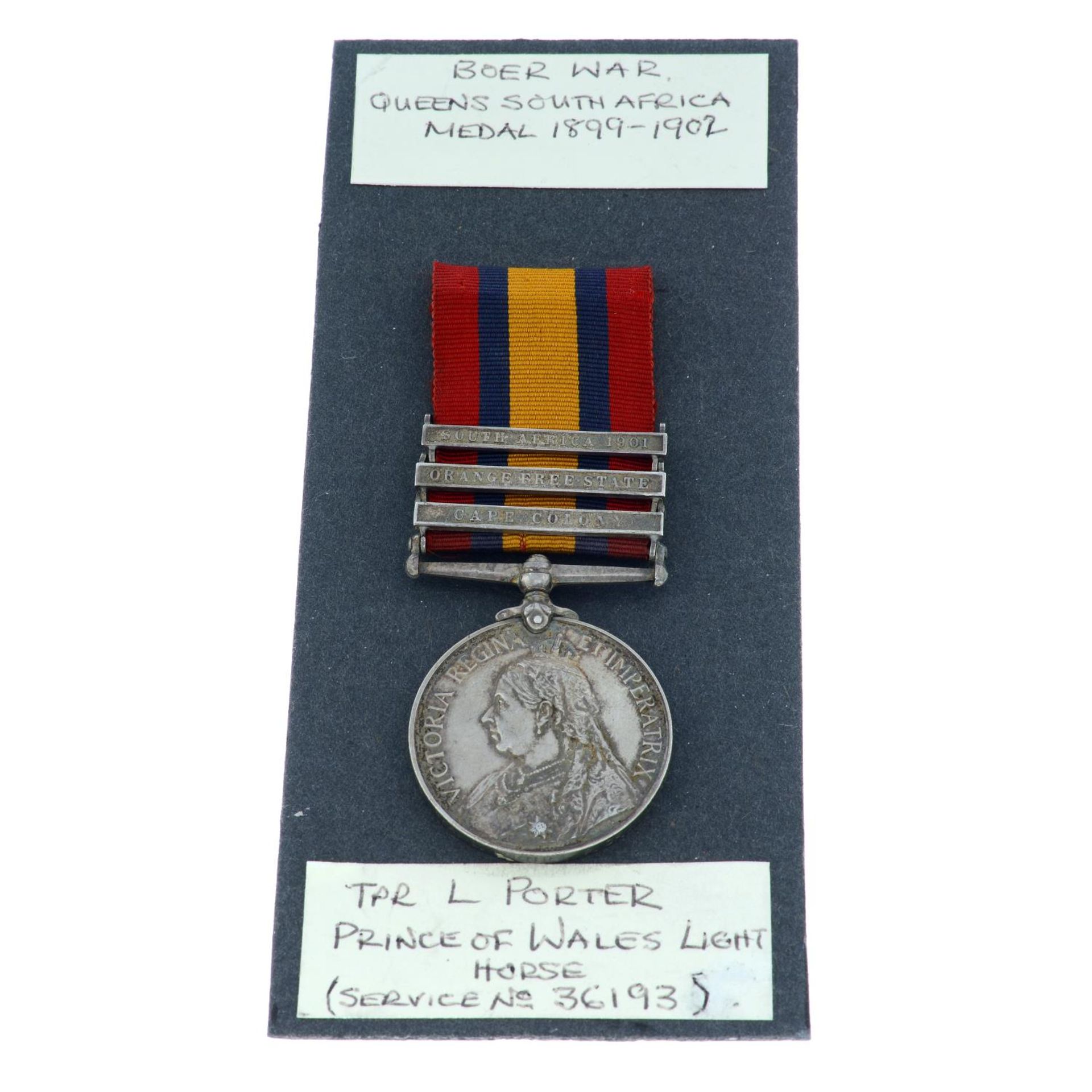 Queen's South Africa Medal,