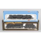 Ten assorted boxed 00 gauge model railway locomotives and trains, to include Hornby Dublo L.M.R.