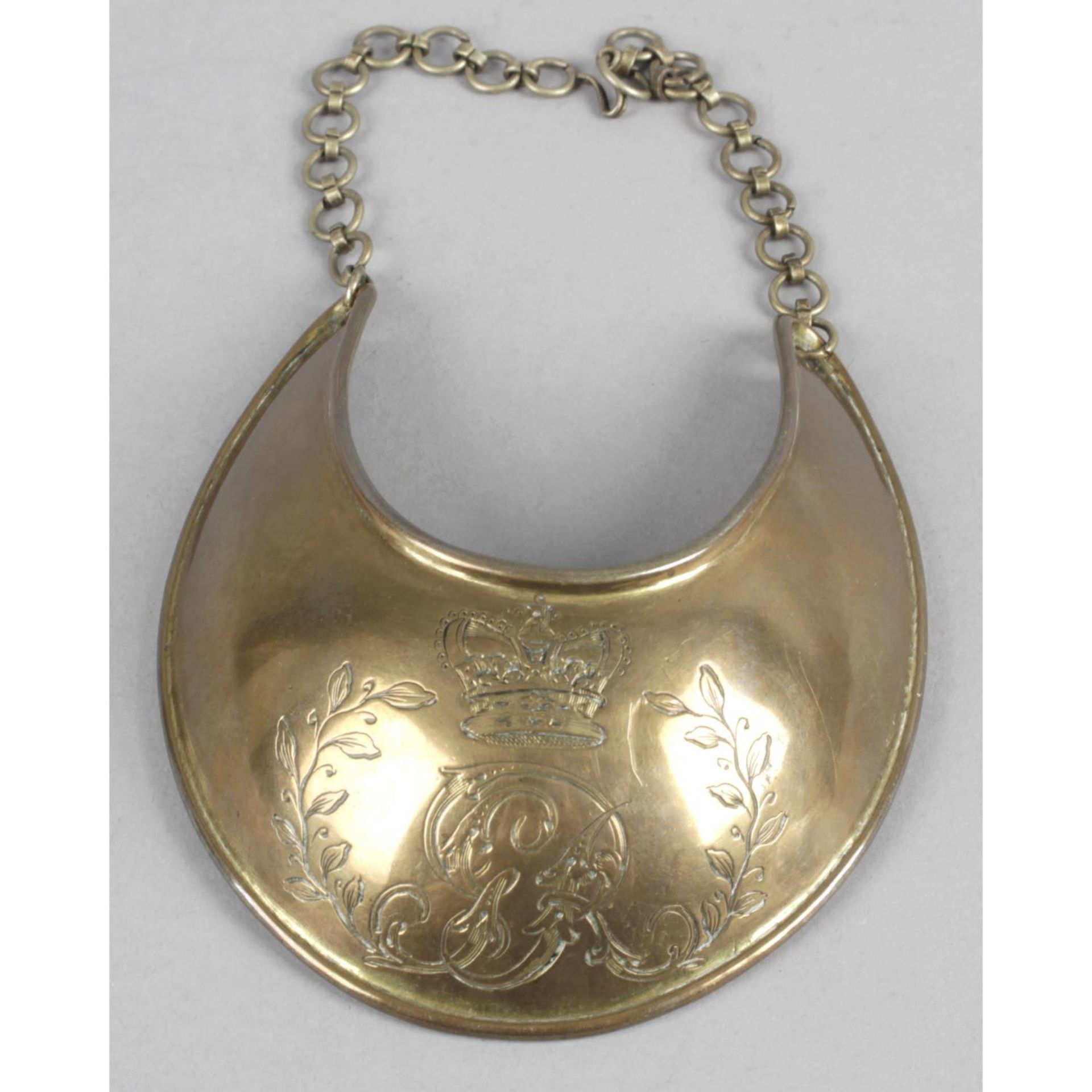 A Georgian Officer's 1796-1830 universal pattern gorget.,