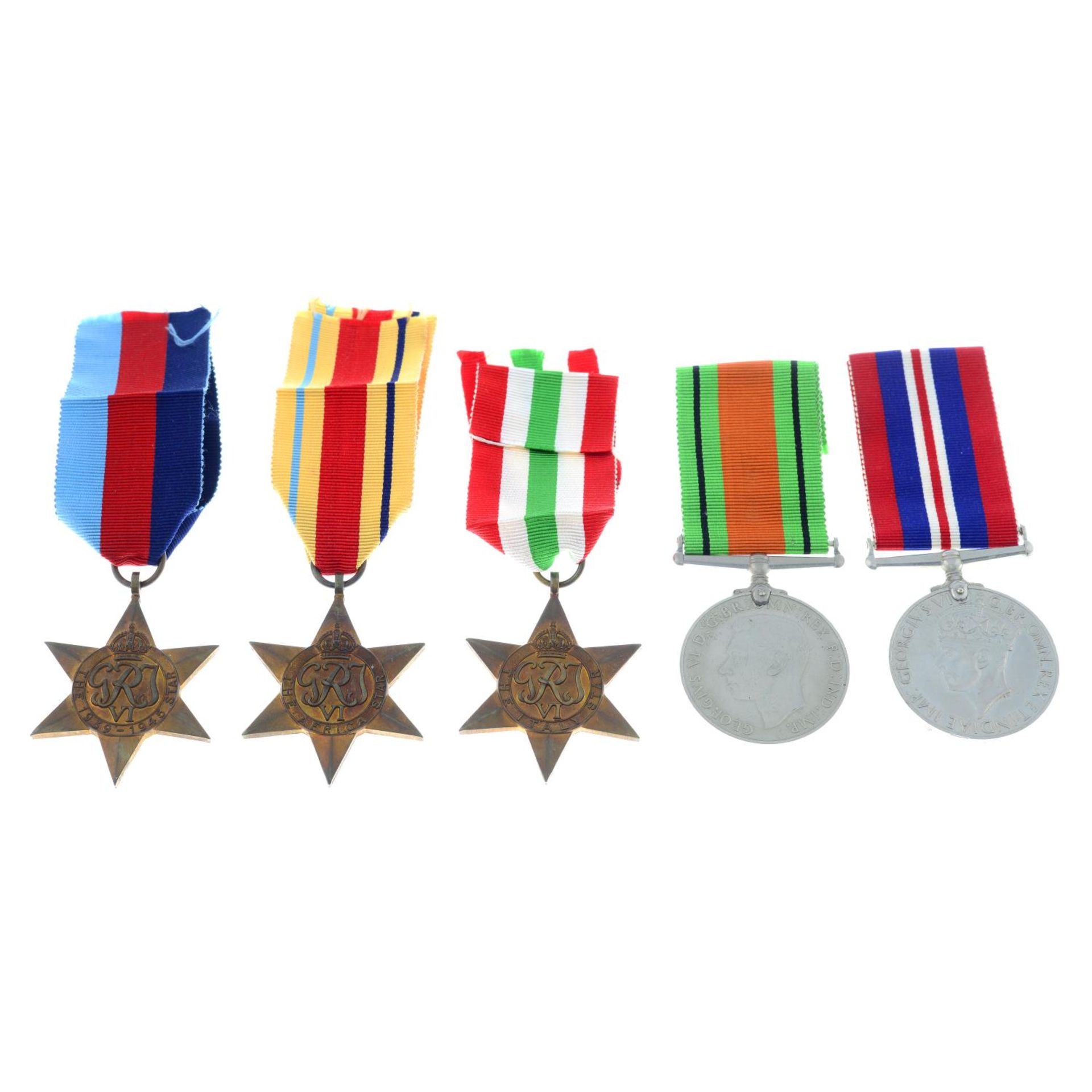 WWII group of five medals,