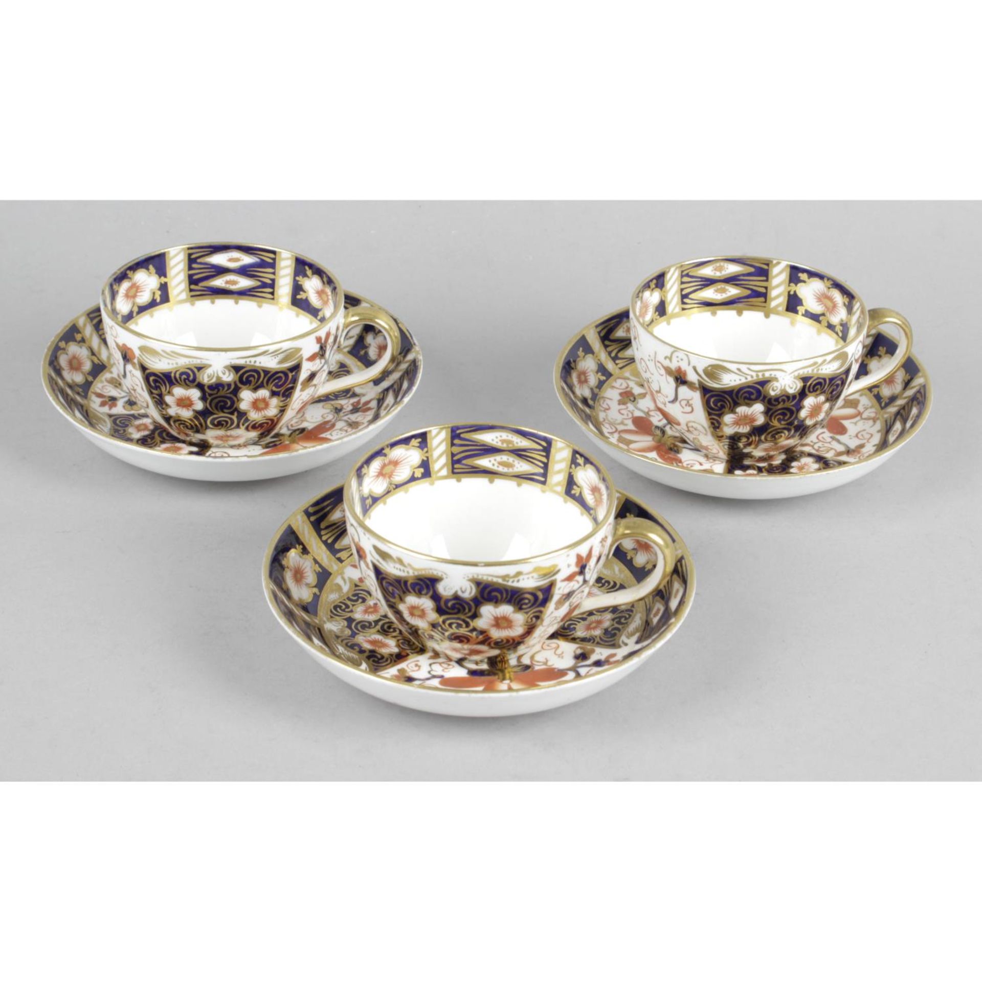 A selection of Royal Crown Derby bone china tea wares,
