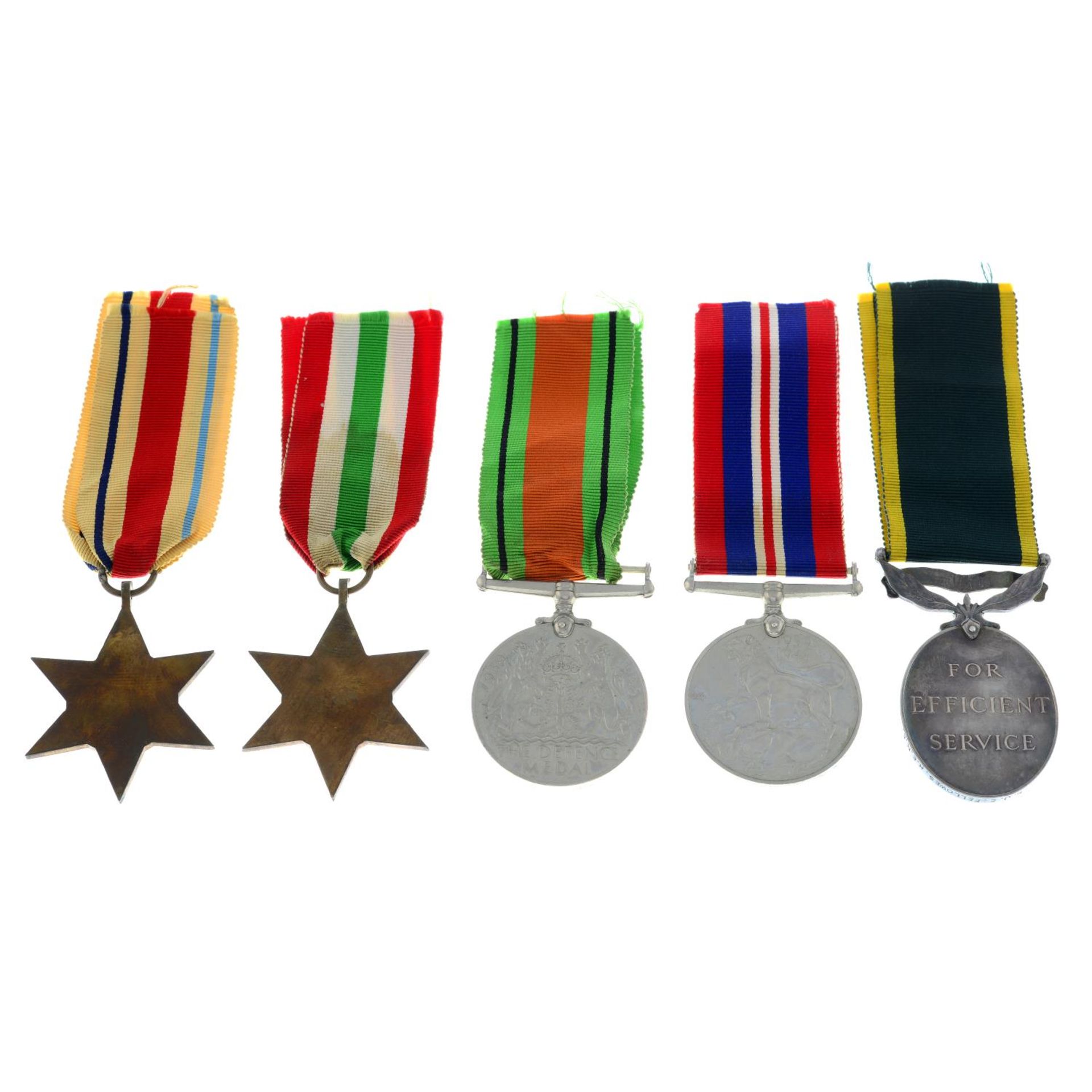 WWII group of four medals, - Bild 2 aus 2