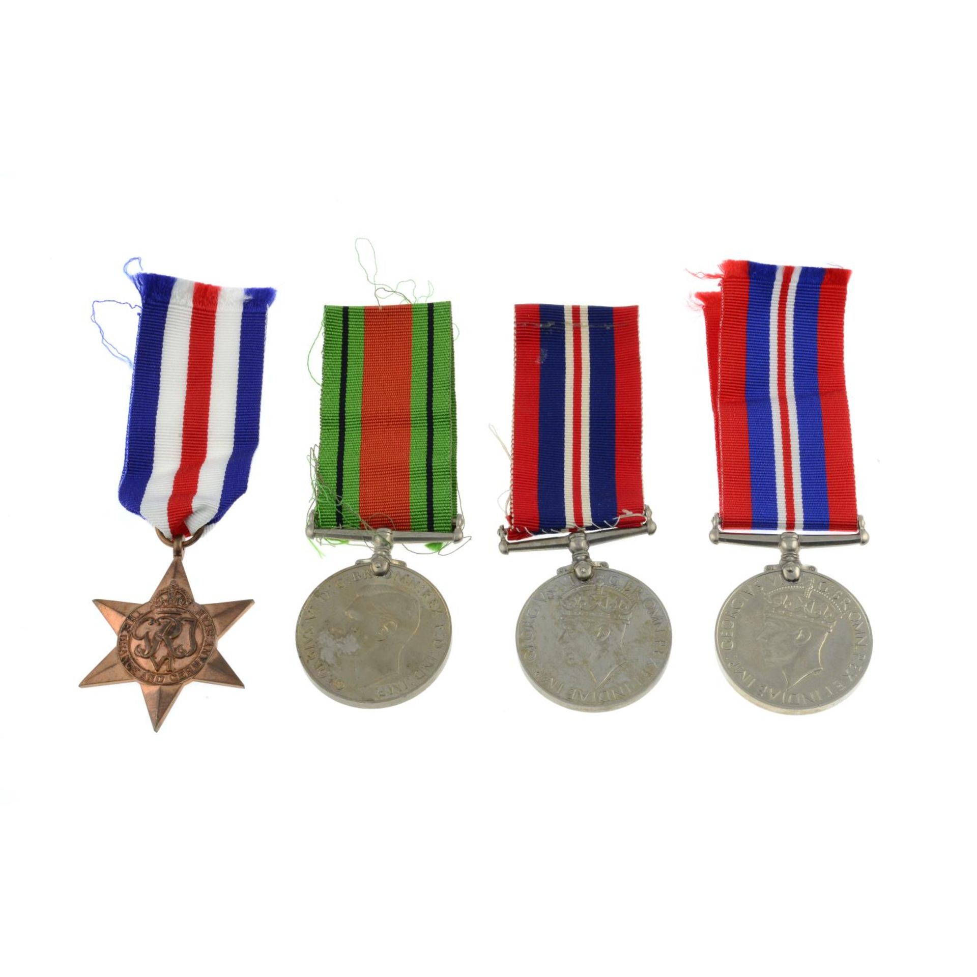 A selection of eight WWII medals comprising 1939-45 Star, - Bild 3 aus 4