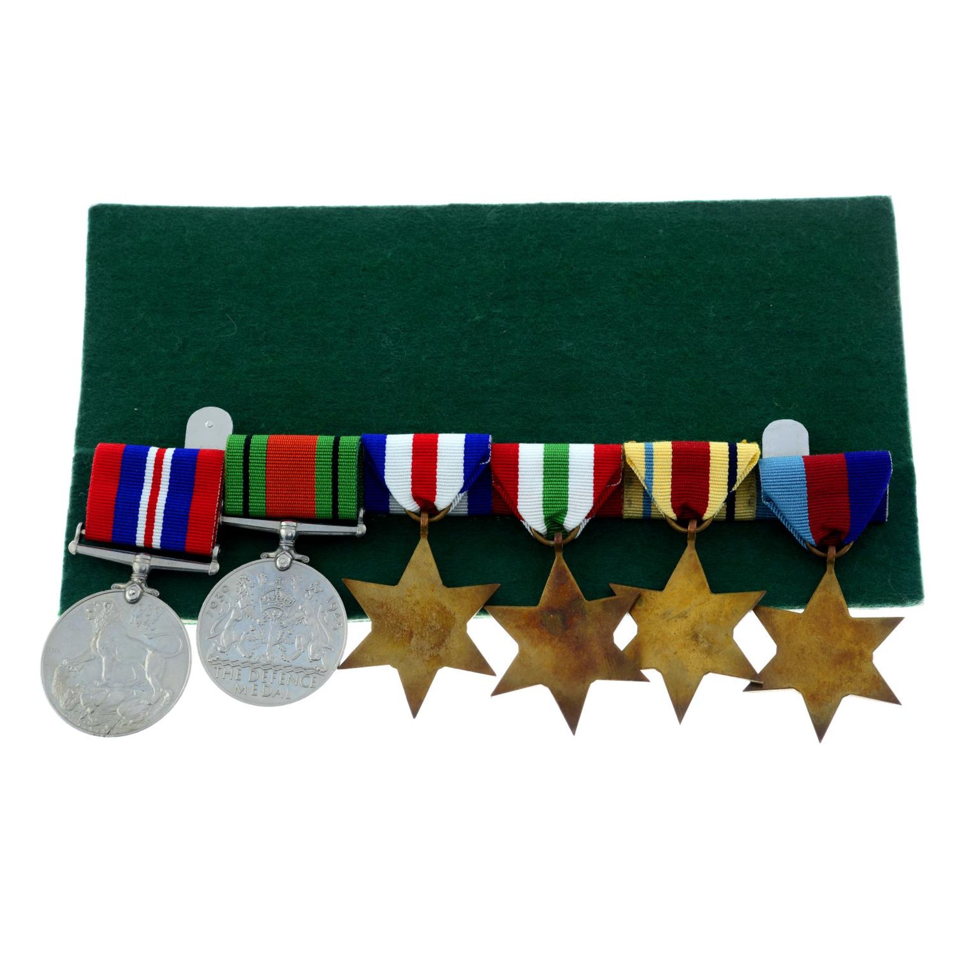 WWII group of six medals, - Bild 2 aus 3