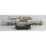 A selection of assorted 00 gauge model railway locomotives and trains,