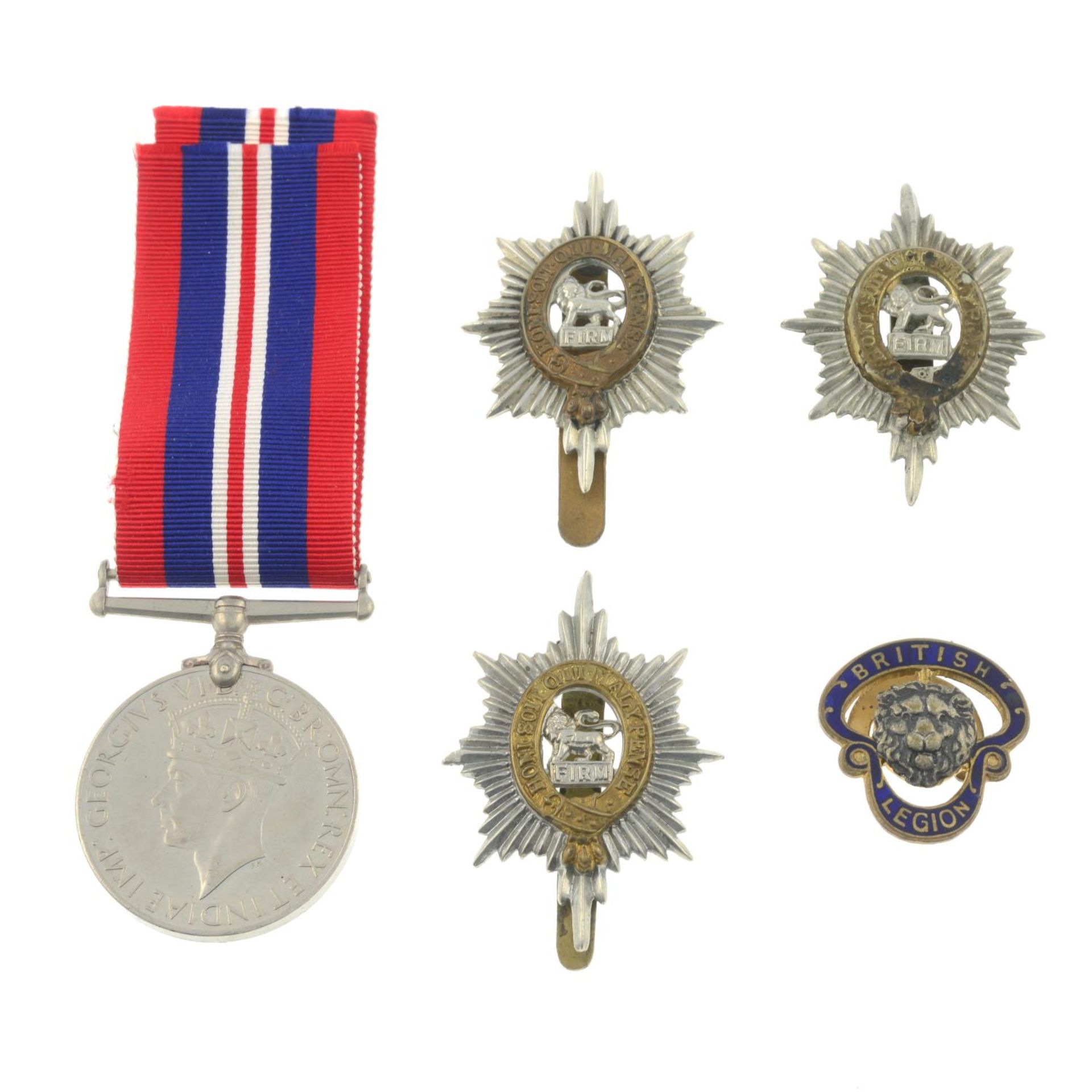 An assortment of medals,