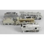 A selection of assorted 00 gauge model railway kit built white metal,