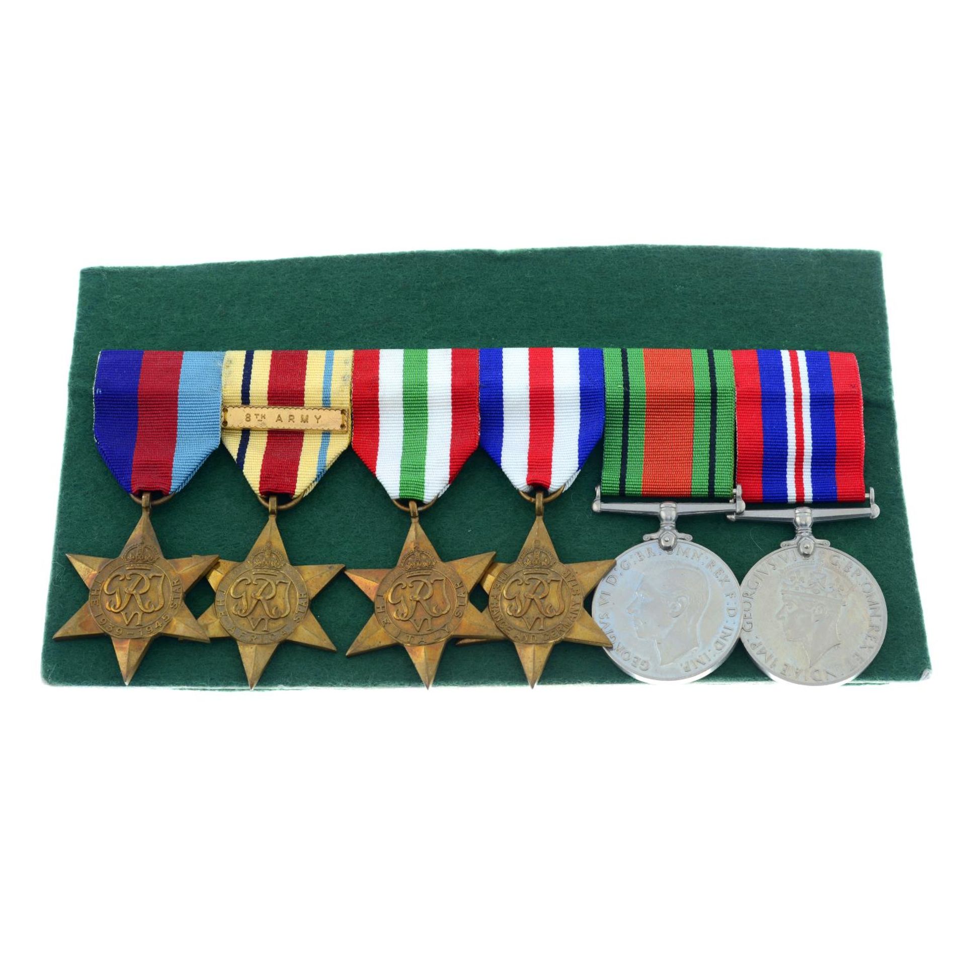 WWII group of six medals,