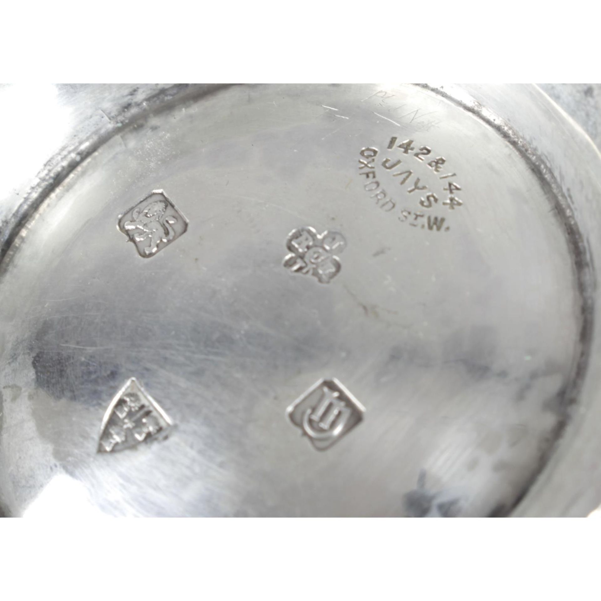 A small 1930's silver bowl, - Image 2 of 2