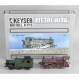 A selection of 00 gauge model railway kit built white metal,