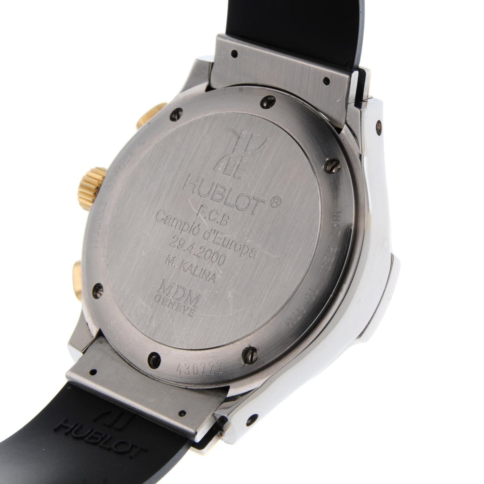 HUBLOT - a MDM chronograph wrist watch. - Image 4 of 4