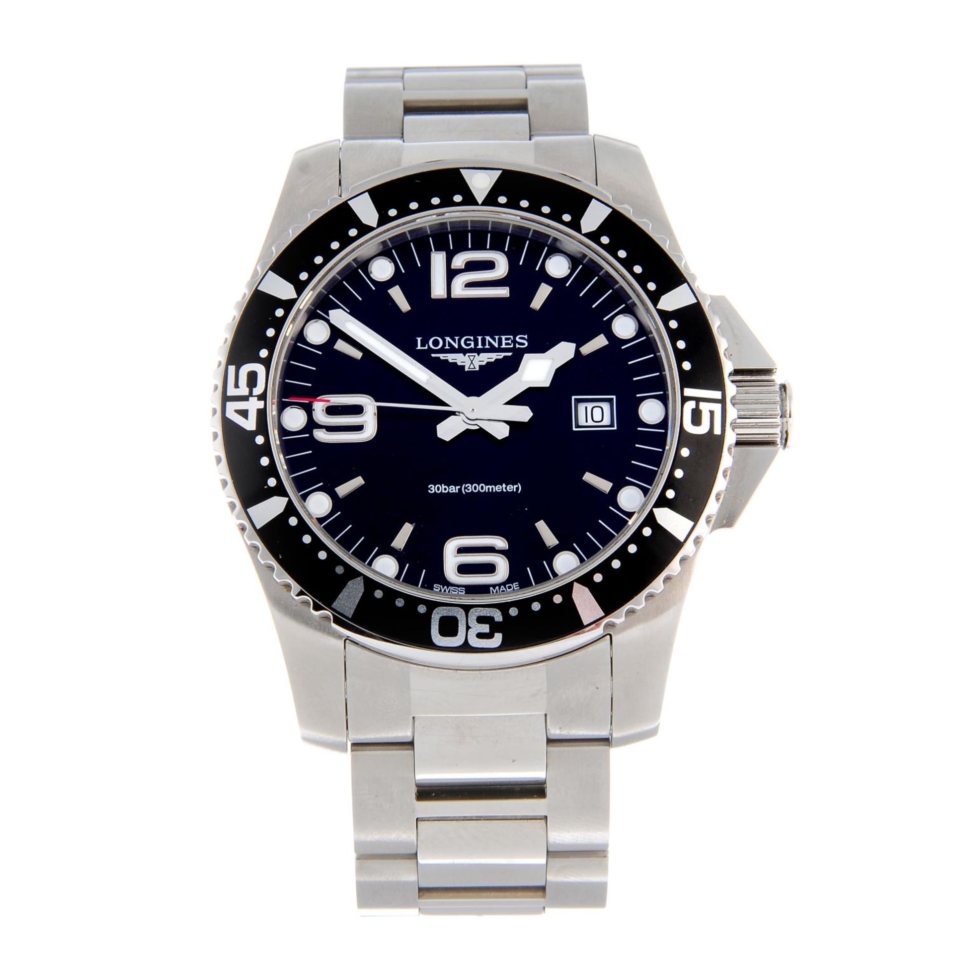 LONGINES - a Hydro Conquest bracelet watch.