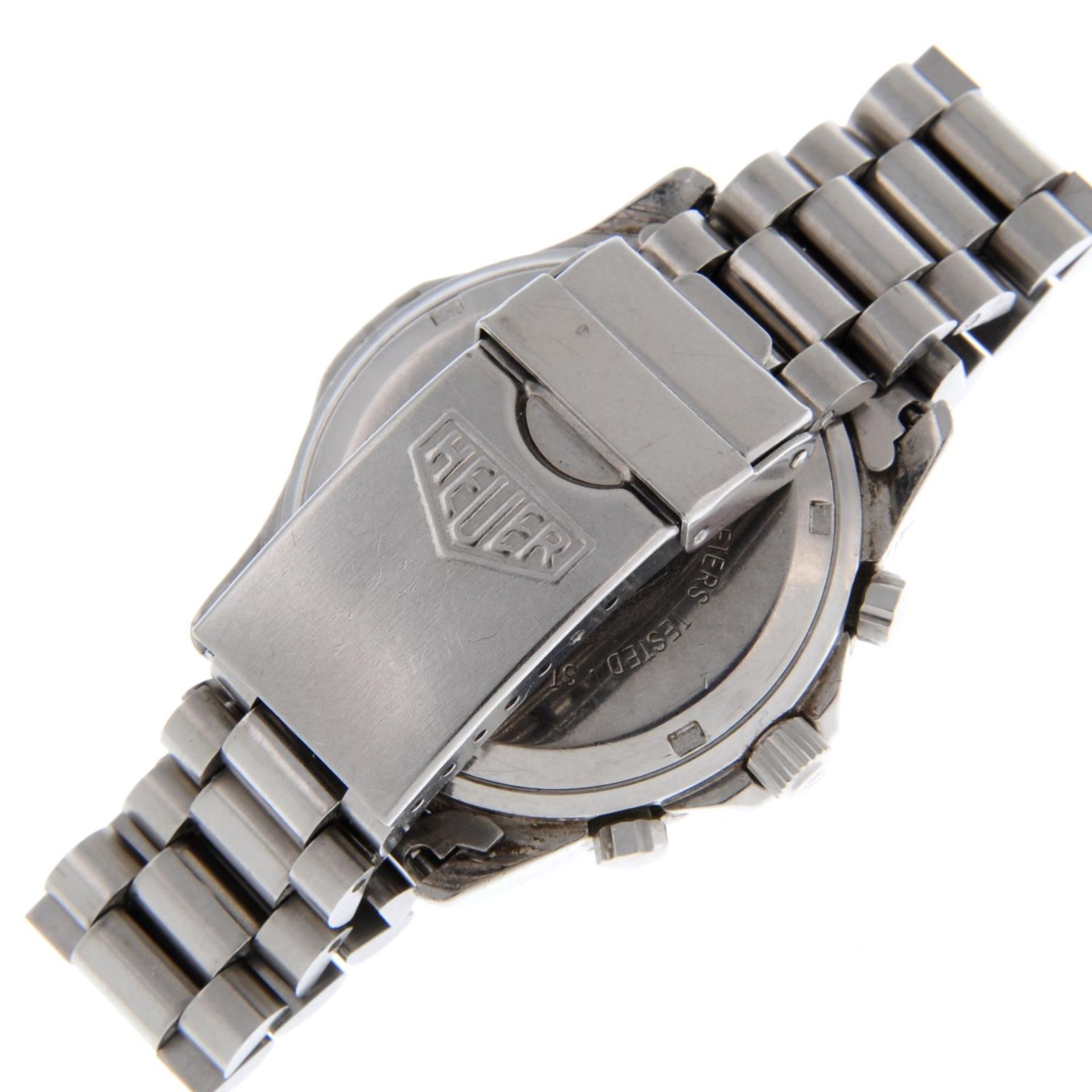 TAG HEUER - a 2000 series chronograph bracelet watch. - Image 2 of 4