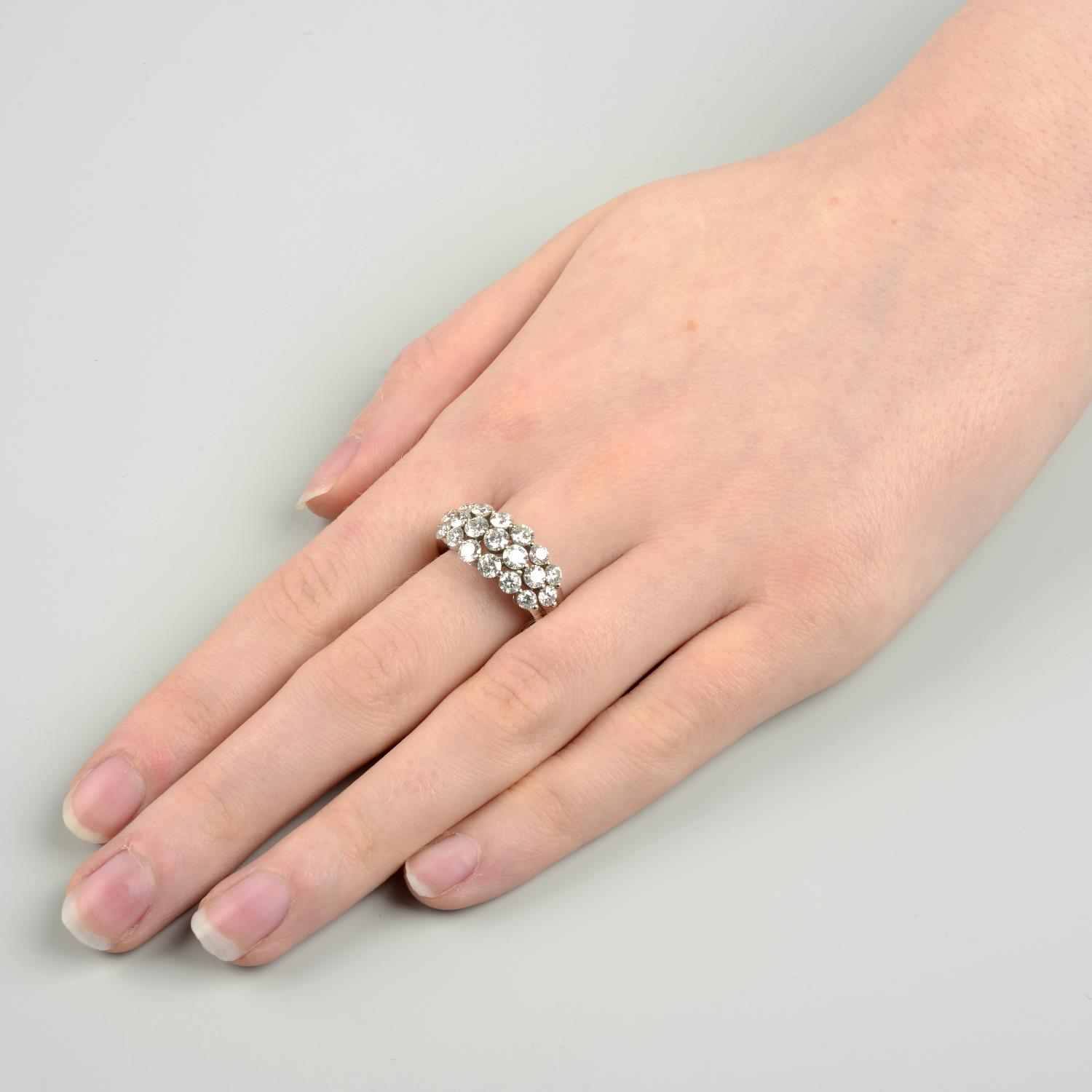 A brilliant-cut diamond dress ring. - Image 3 of 6