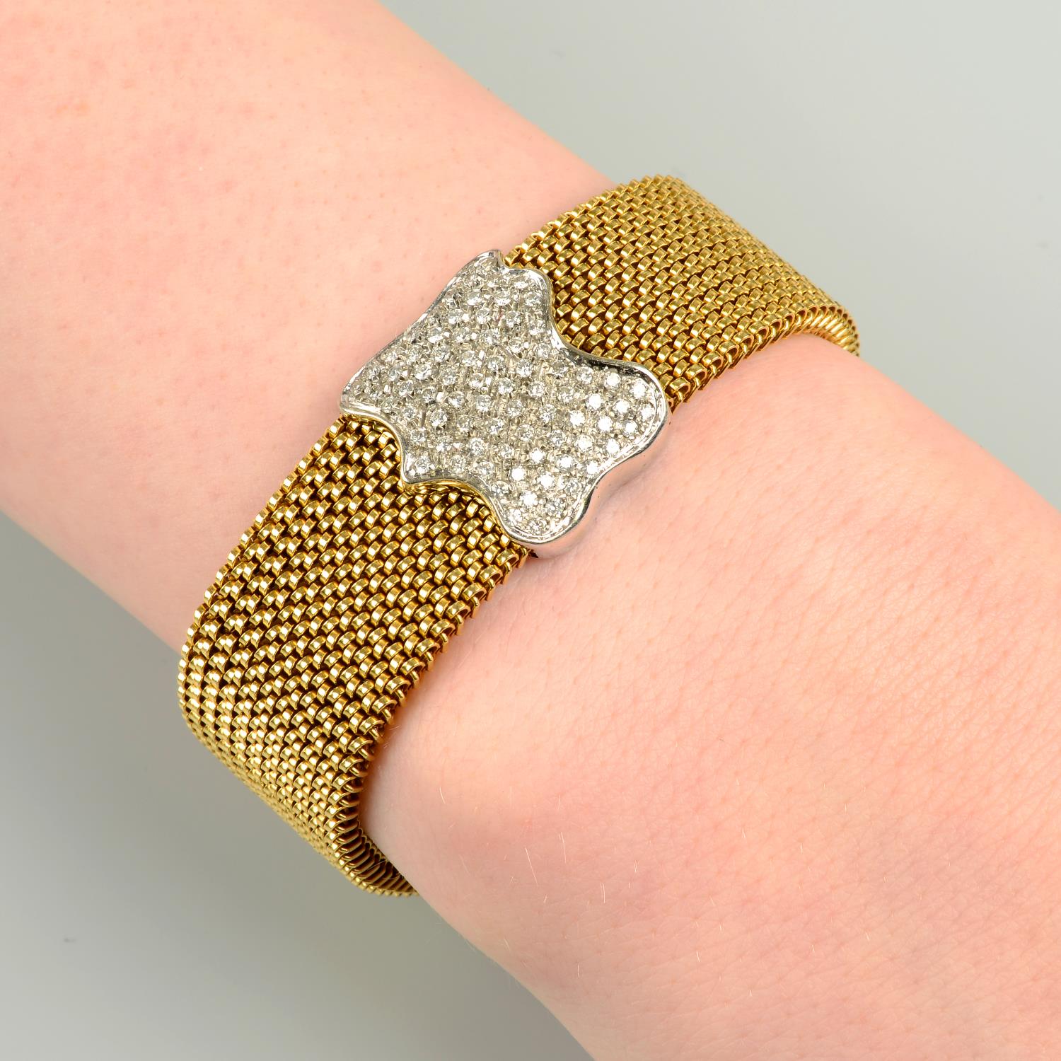 An expandable bracelet,