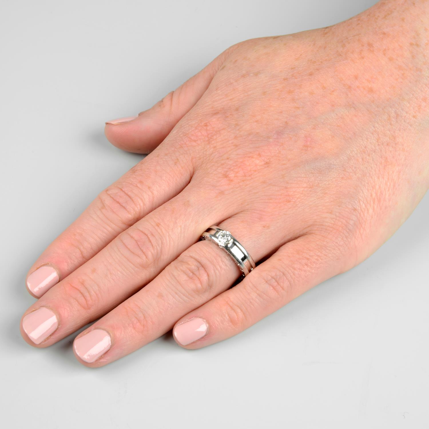 A brilliant-cut diamond single-stone 'B.Zero1' ring, - Image 3 of 6