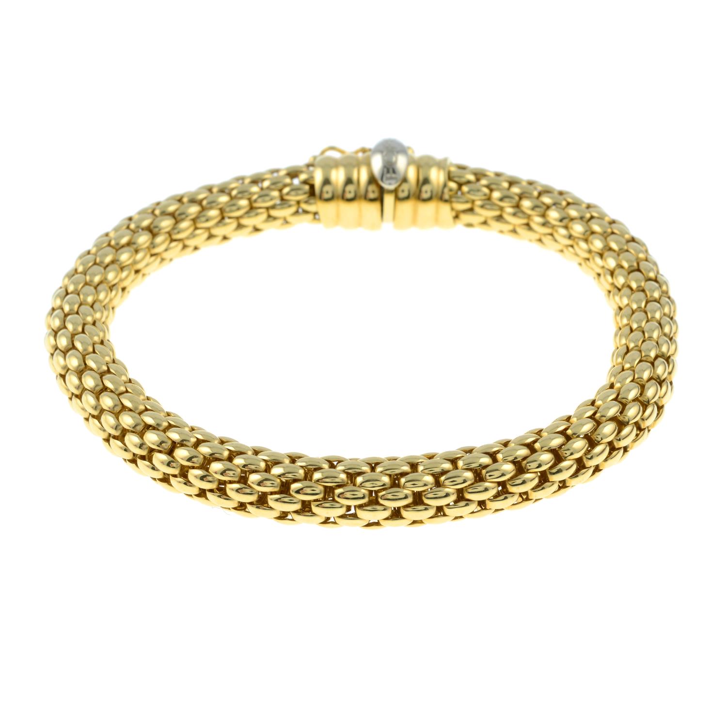 An 18ct gold 'Flex'it' bracelet, by Fope. - Image 2 of 3