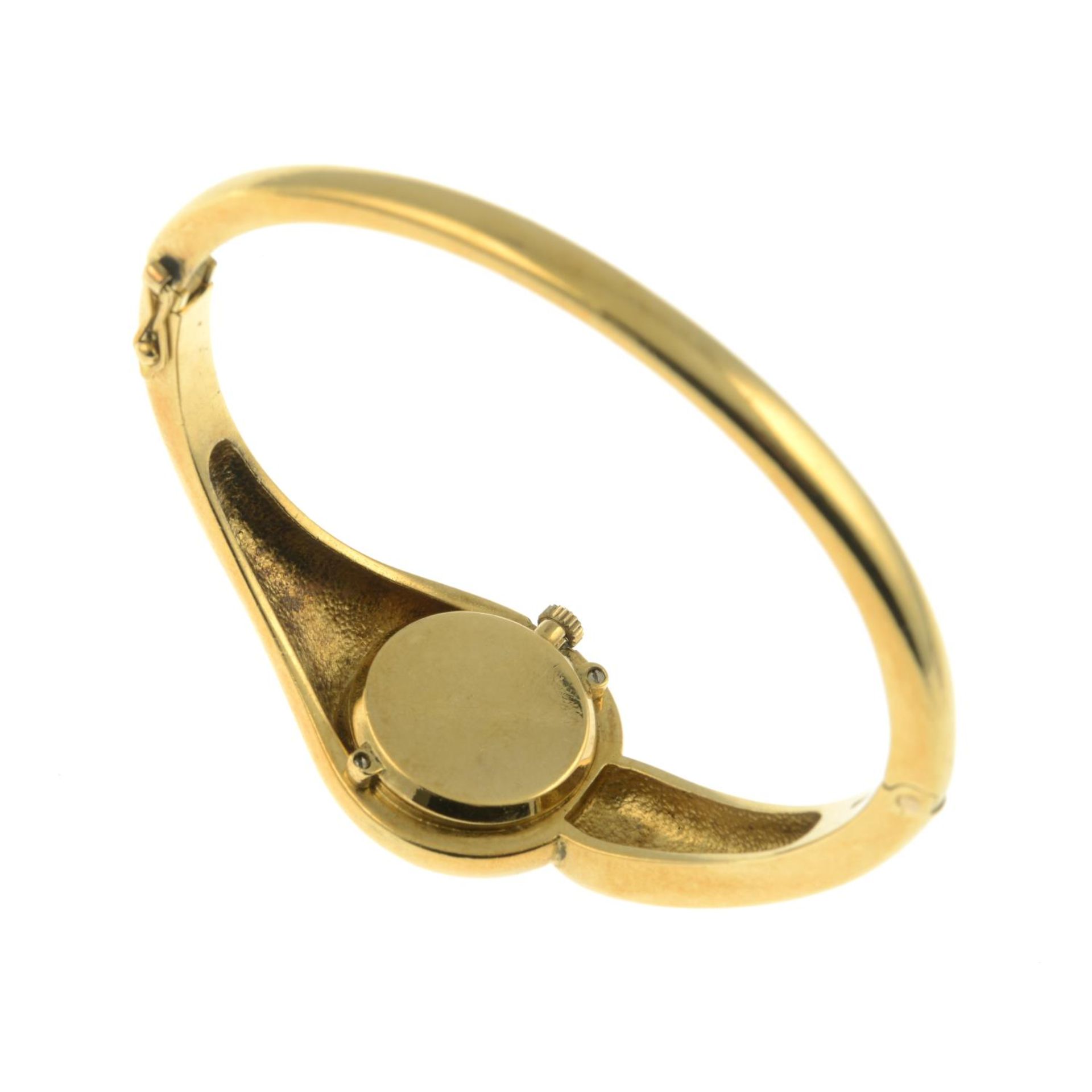 A 1970s 18ct gold bangle watch, - Image 5 of 6