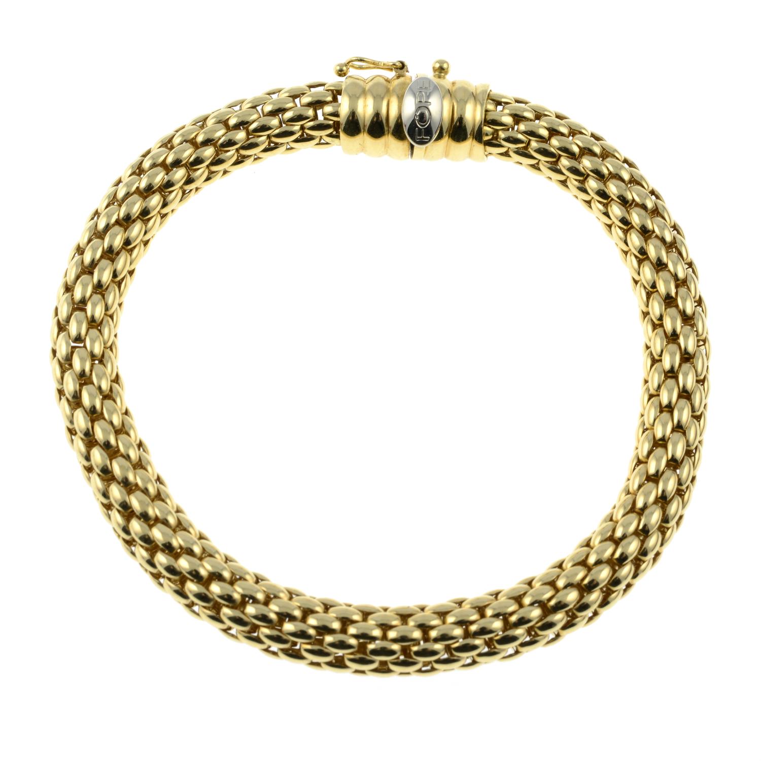 An 18ct gold 'Flex'it' bracelet, by Fope. - Image 3 of 3