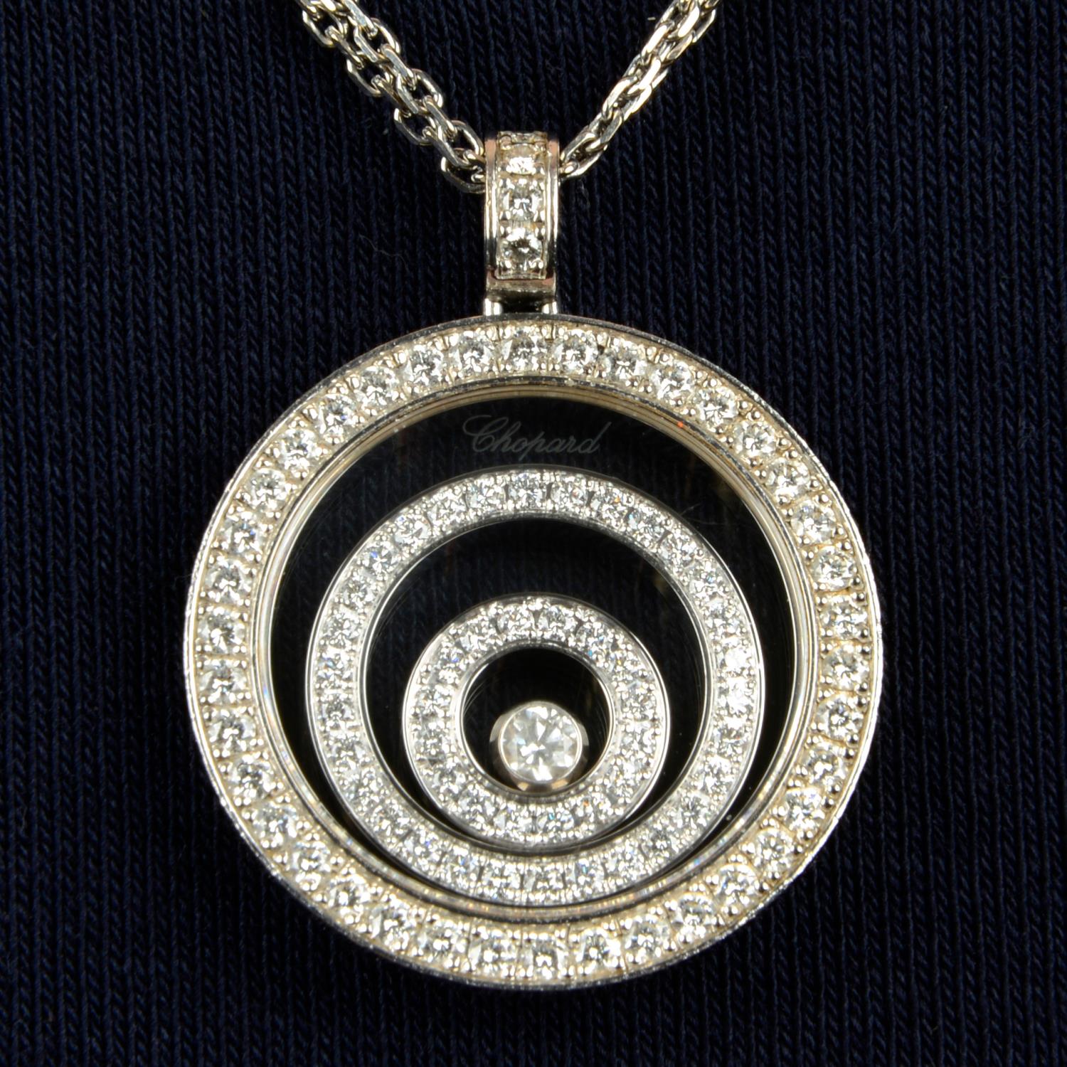 An 18ct gold diamond 'Happy Spirit' pendant,