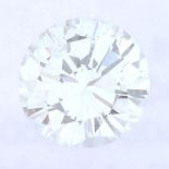 A brilliant cut diamond, weighing 0.31ct.