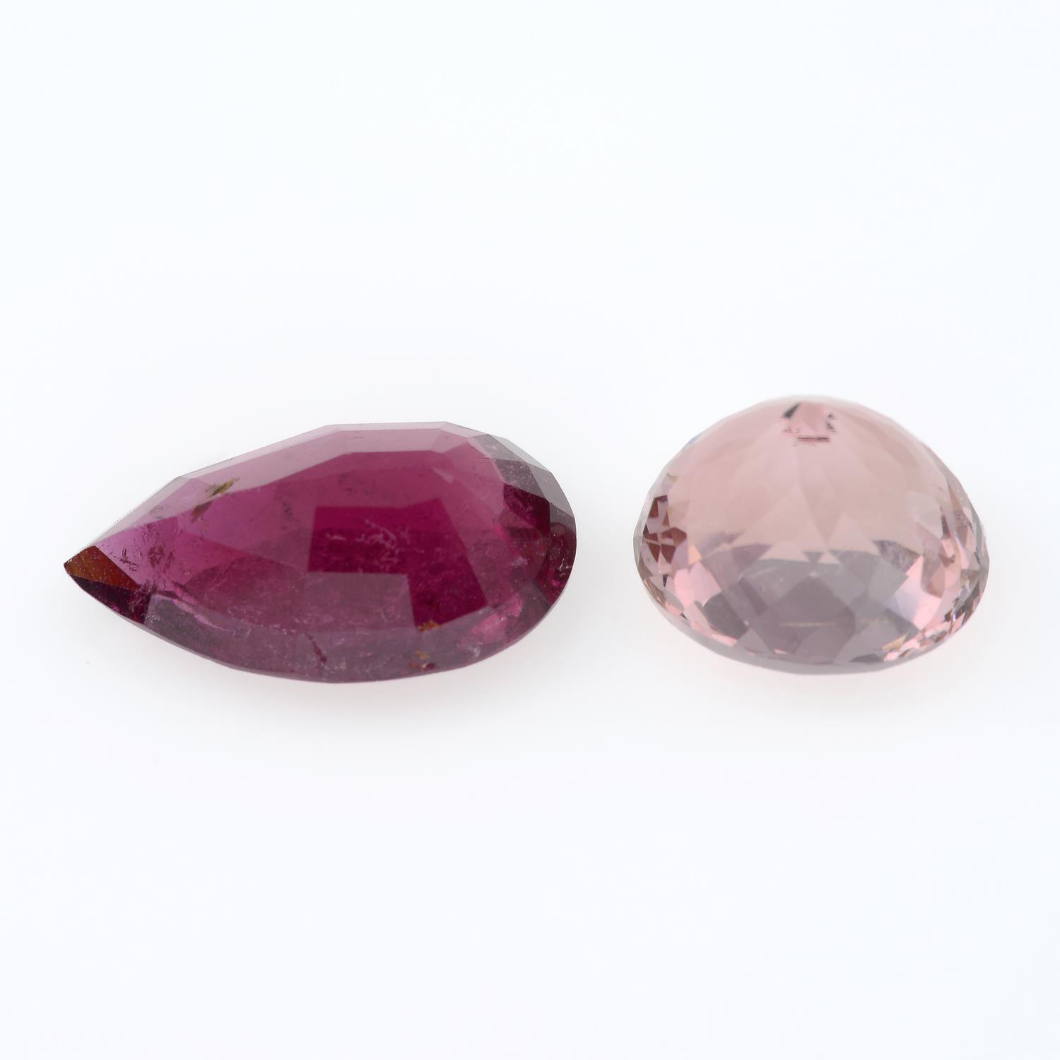 Two vari-shape tourmalines, weighing 7.79ct. - Image 2 of 2