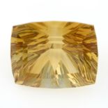 A cushion shape citrine, weighing 44.88ct.